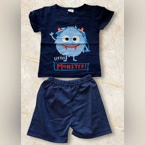 New. Silly Little Monster Short Set